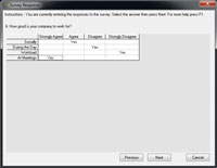 Manually enter survey responses